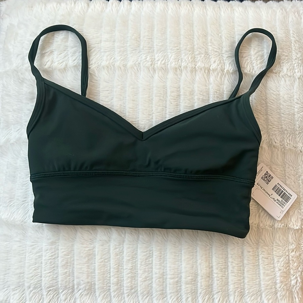 lululemon align sweetheart bra a/b size 2 NWT